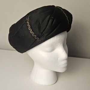 Vintage Odd Fellows Turban Style Fraternal Ceremonial Cap Antique Headdress Hat